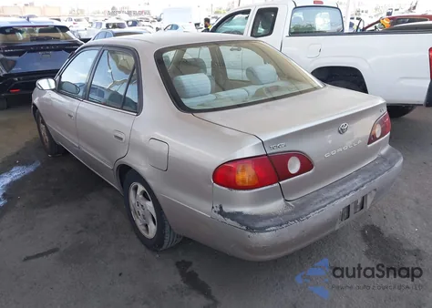 2002 Toyota Corolla Le из США, поврежденный, VIN 1NXBR12E82Z624794
